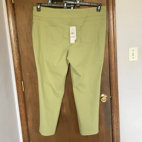 Ruby Rd pant new sage green slimming contour waistband pant 22W - Picture 7 of 17